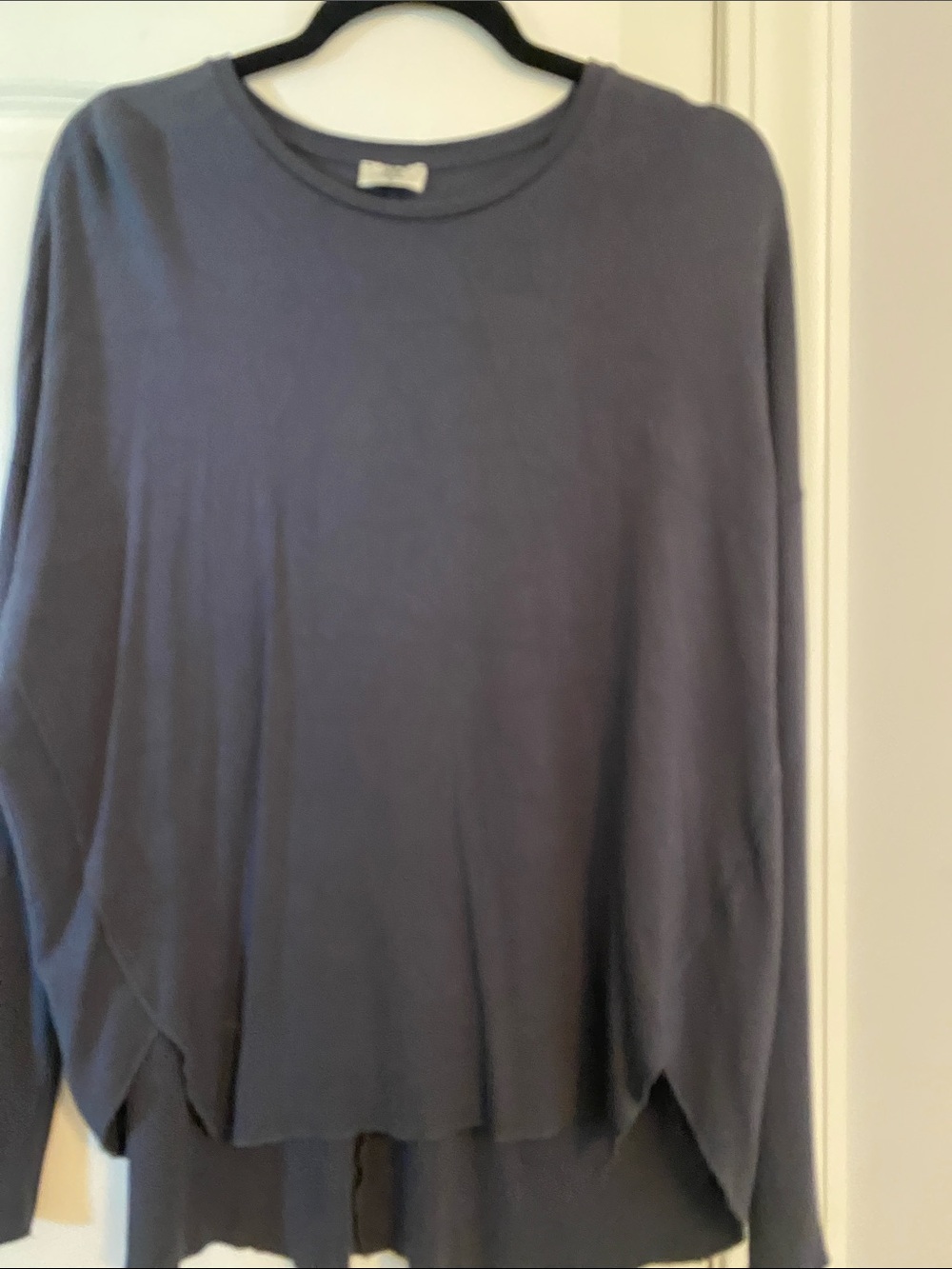 Classic Crewneck Sweater in Slate Women's Long Sleeve